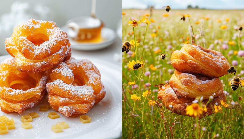 sweetness in italian doughnuts